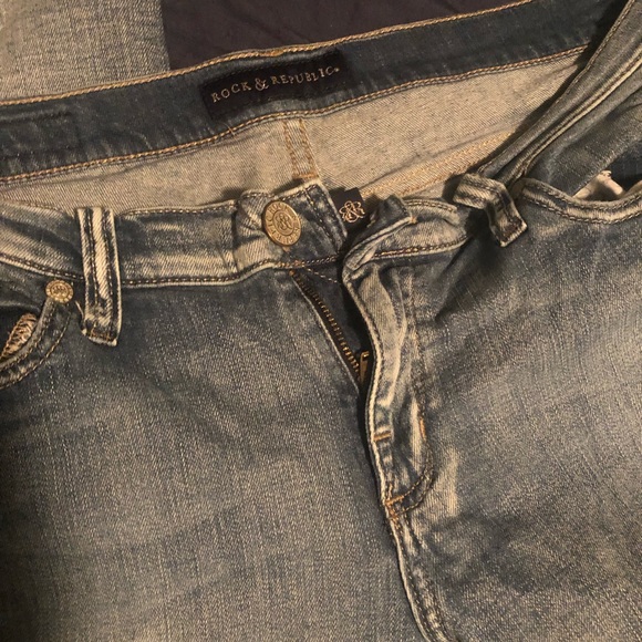 Rock & Republic cropped ankle jeans Size 12 - Picture 2 of 3